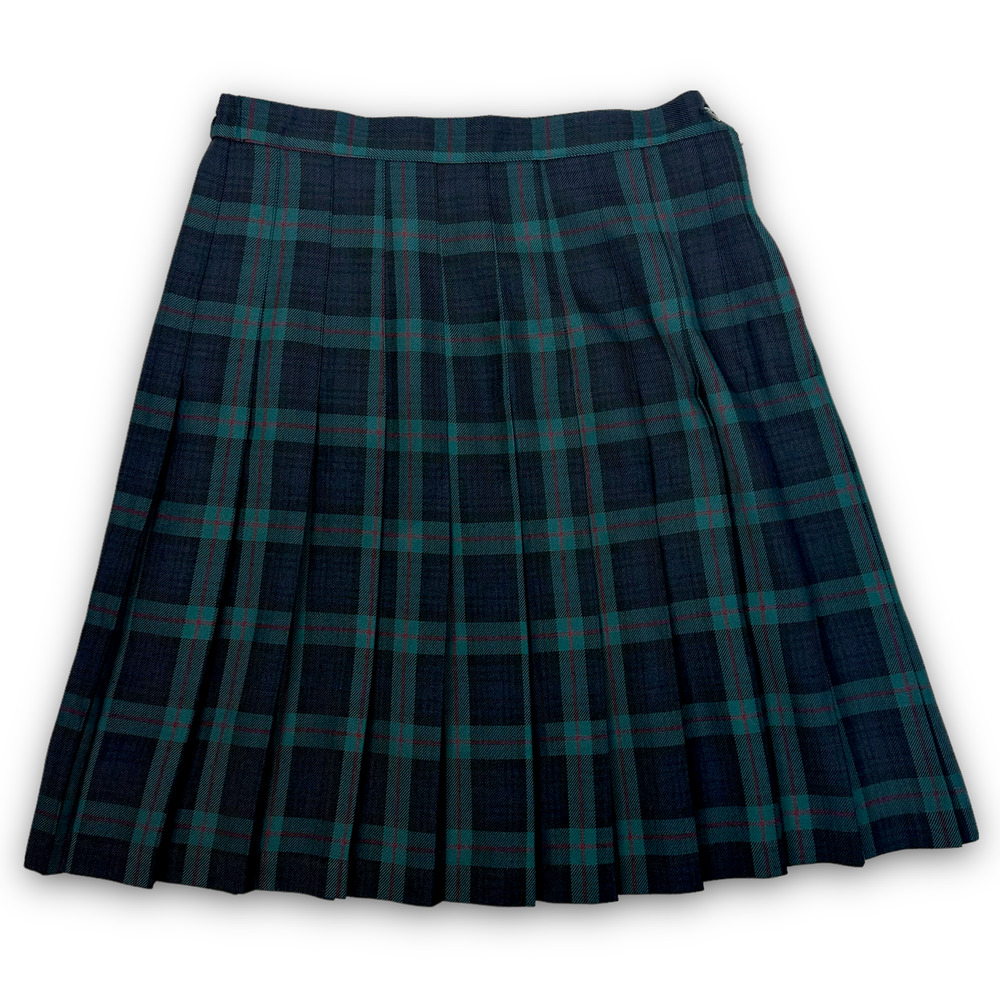 Vintage Requirements Plaid Pleated Academia Schoolgirl Uniform Skirt Size 8